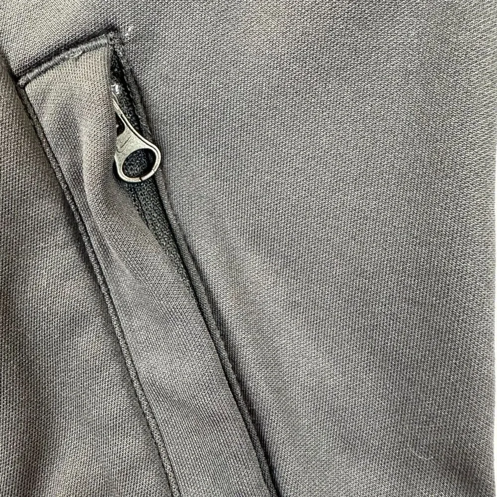 Nike Track Jacket Youth Dri-FIT Full Zip Black White Stripe Size S